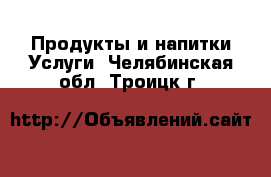 Продукты и напитки Услуги. Челябинская обл.,Троицк г.